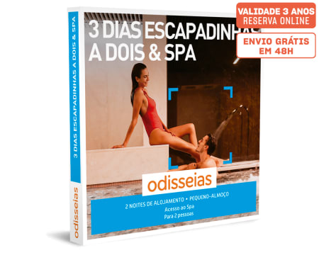 3 Dias Escapadinhas a Dois & Spa | 40 Estadias à Escolha