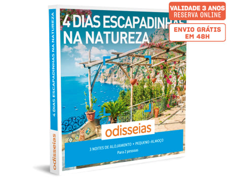 4 Dias Escapadinhas na Natureza | 90 Estadias à Escolha