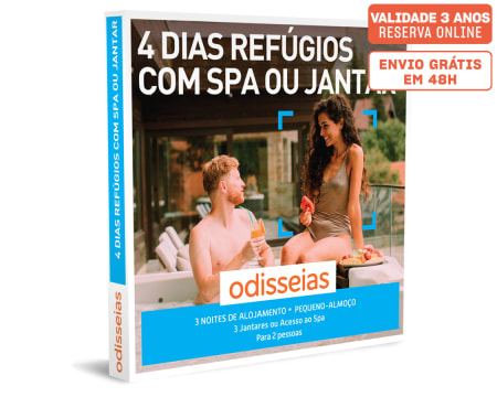 4 Dias Refúgios com Spa ou Jantar | 110 Estadias à Escolha