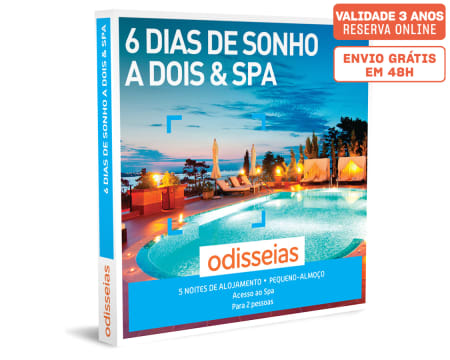 6 Dias de Sonho a Dois & Spa | 220 Estadias à Escolha