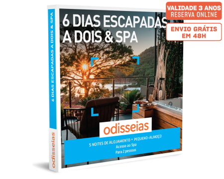 6 Dias Escapadas a Dois & Spa | 120 Estadias à Escolha