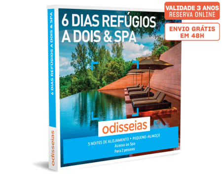 6 Dias Refúgios a Dois & Spa | 160 Estadias à Escolha