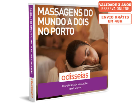 Massagens do Mundo a Dois no Porto | 25 Experiências à Escolha