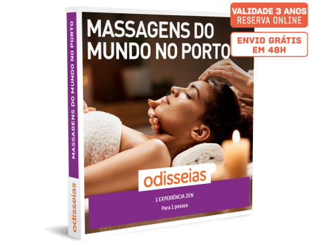 Massagens do Mundo no Porto | 30 Experiências à Escolha