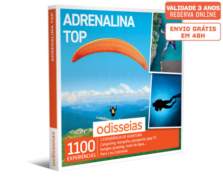 Adrenalina Top | 1100 Experiências