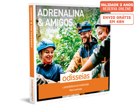 Adrenalina & Amigos - Até 4 Pessoas | 80 Experiências à Escolha