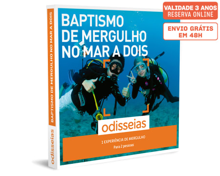 Baptismo de Mergulho no Mar a Dois | 13 Experiências à Escolha