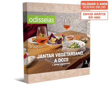 Jantar Vegetariano a Dois | 60 Experiências à Escolha