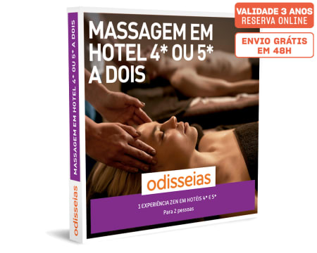 Massagem em Hotéis 4* ou 5* a Dois | 25 Experiências à Escolha