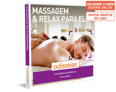 Massagem & Relax para Ele | 80 Experiências à Escolha