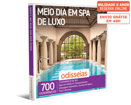 Meio Dia em Spa de Luxo | 700 Experiências