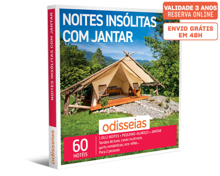 Noites Insólitas com Jantar | 60 Hotéis