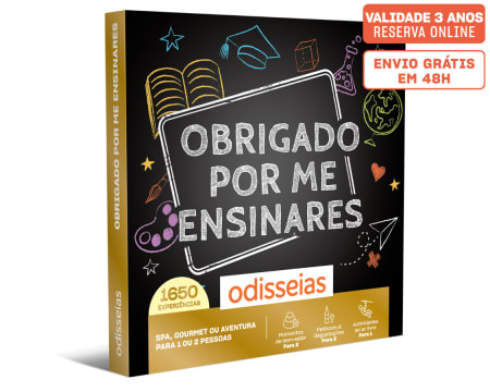 Obrigado por me ensinares! 1650 Experiências à Escolha