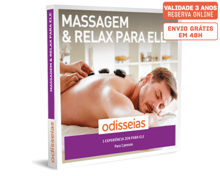 Massagem & Relax para Ele | 80 Experiências à Escolha
