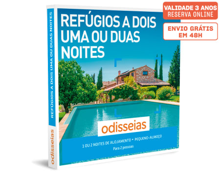 Refúgios a Dois Uma ou Duas Noites | 130 Estadias à Escolha