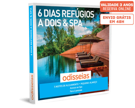 6 Dias Refúgios a Dois & Spa | 160 Estadias à Escolha