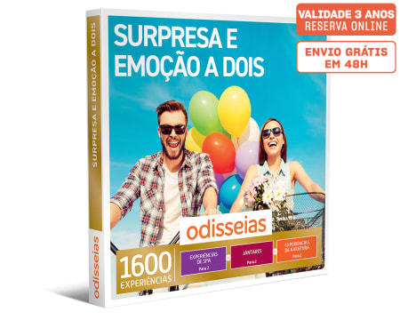 Surpresa e Emoção a Dois | 1600 Experiências