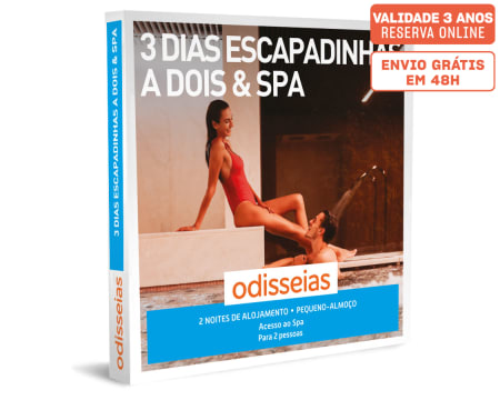 3 Dias Escapadinhas a Dois & Spa | 40 Estadias à Escolha