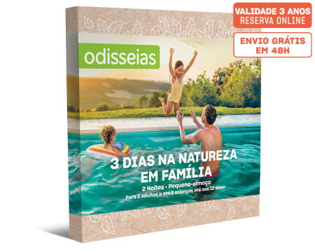 3 Dias na Natureza em Família | 70 Estadias à Escolha