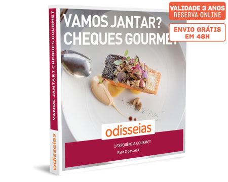 Vamos Jantar? Cheques Gourmet | 40 Experiências à Escolha