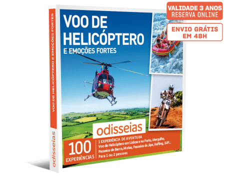 Voo de Helicóptero e Emoções Fortes | 100 Experiências
