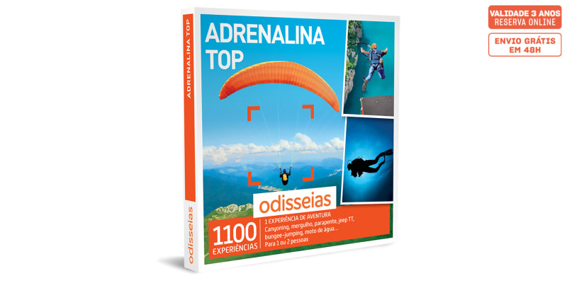 Adrenalina Top | 1100 Experiências