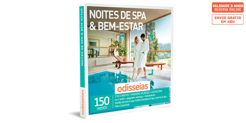 Noites de Spa & Bem-Estar | 150 Hotéis