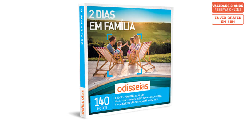 2 Dias em Família | 140 Hotéis