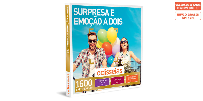 Surpresa e Emoção a Dois | 1600 Experiências