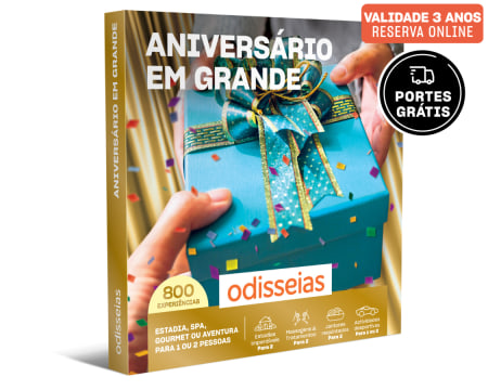 Aniversário em GRANDE | 800 Experiências à Escolha