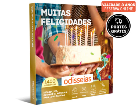 Muitas Felicidades | 1400 Experiências à Escolha