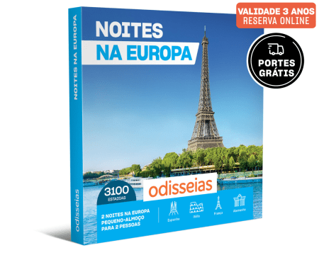 Noites na Europa  | 3100 Hotéis