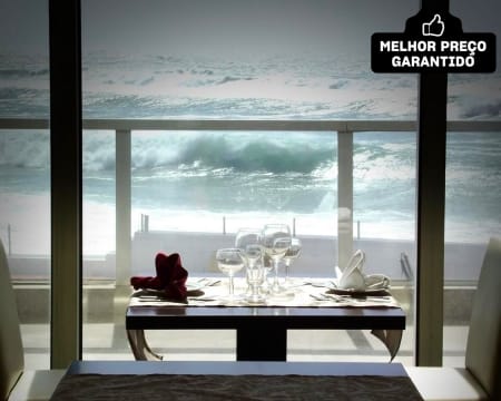 Jantar no Arribas Terrace na Praia Grande em Sintra com Vista para o Mar