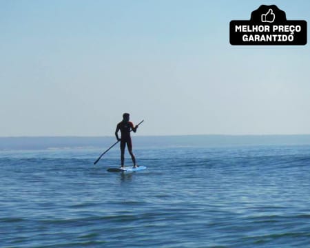 Baptismo de Stand Up Paddle na Costa da Caparica - 1 ou 2 Pessoas | Ondas d'Aventura