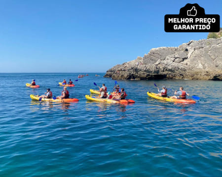 Passeio de Kayak para Dois no Parque Natural da Arrábida | Mega Dive - Sesimbra