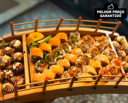 Kyodai Sushi-Bar | 48 Peças de Sushi & Vinho para Dois | Alcântara