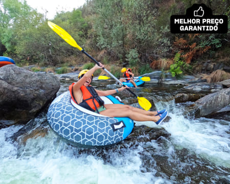Aventura na Natureza! Tubing-Rafting no Rio Paiva + Jeep Tour até à Aldeia da Paradinha | 3h | Arouca