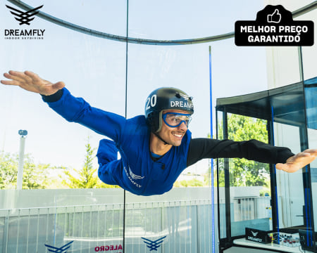 Experiência de Voo em Túnel de Vento Vertical! DreamFly Indoor Skydiving Lisboa