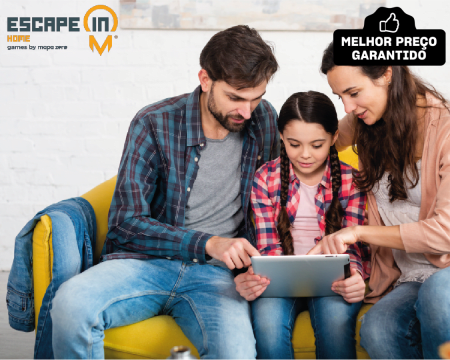 Escape in Home - 2 Escape Games à Escolha Sem Sair de Casa! Até 5 Pessoas