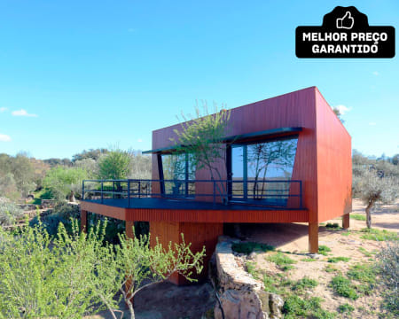 Côa HoneyComb - Vale do Côa | Bungalow Familiar com Terraço Vista Rio Côa & Natureza