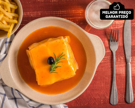 Menu Completo c/ Francesinha para Dois | Alkimia Grill - Vila Nova de Gaia