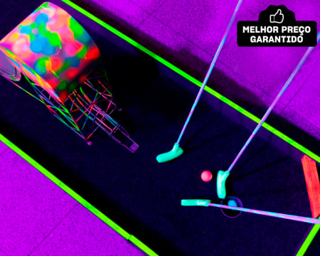 Mini Golfe Indoor | Bilhete de Criança ou Adulto | Minigolf Porto