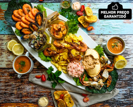 Mariscada com Tudo Incluído para Dois | Restaurante Alcazar - Viana do Castelo