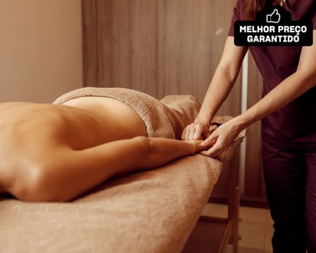 Massagem Localizada à Escolha: Relaxamento, Modeladora ou c/ Velas | 1 ou 3 Sessões | Almada