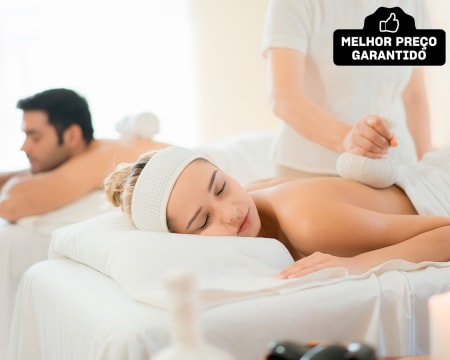 Hot Spa para Dois! Circuito de Spa + Massagem com Pindas Quentes | Satsanga Spa 4* - Beja