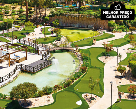 Percurso de Minigolfe com 20 Buracos no MiniGolf Adventure Park | Albufeira