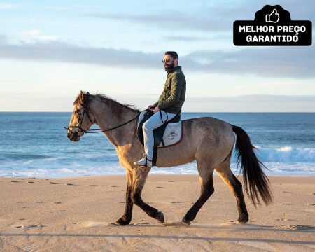 Passeio a Cavalo na Praia no Litoral Alentejano | 1 Hora | Monte Cabanas do Mar - Sines