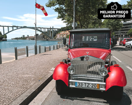 Tour Panorâmico em Eco Car + Visita & Prova de Vinho c/ Opção Cruzeiro das 6 Pontes do Douro | Até 4 Pessoas