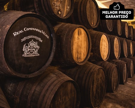 Visita e Prova de Vinhos do Porto na Real Companhia Velha para 1 ou 2 Pessoas | Vila Nova de Gaia