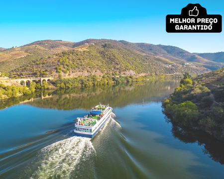 Cruzeiro Porto-Régua-Porto para Dois com Almoço a Bordo | Descida de Barco | Rota do Douro
